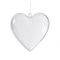 Clear Plastic Heart Ornaments