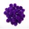purple craft pom pom balls bulk .75 inches