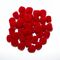 red craft pom pom balls bulk .5 inches